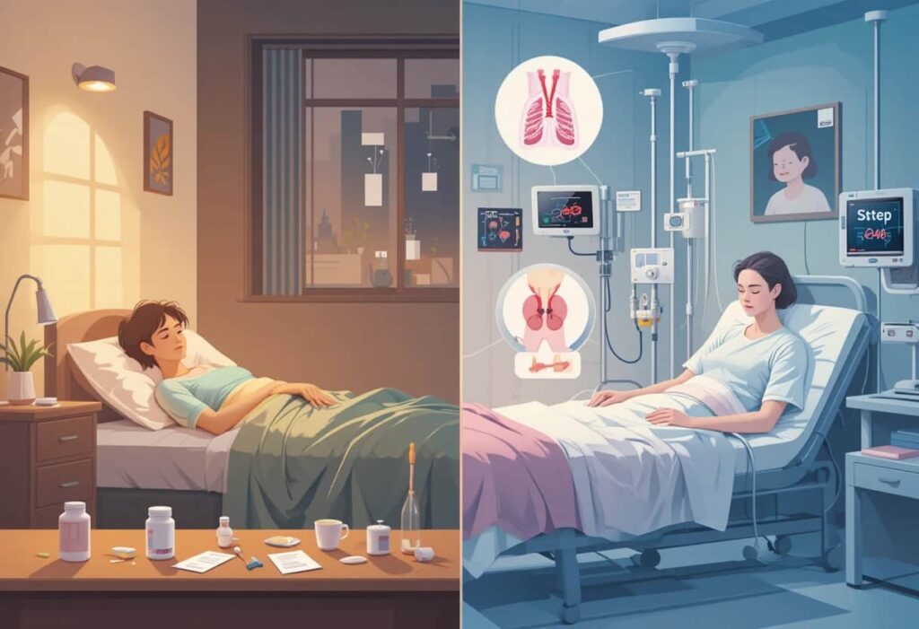 What Is the Short-Term vs. Long-Term Outlook for Acute Diseases?