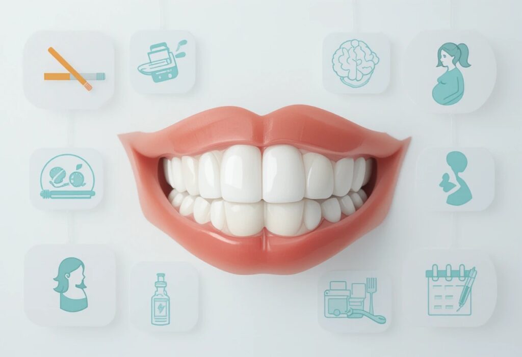 What Other Risk Factors Affect Gum Disease Alongside Genetics?